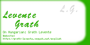 levente grath business card